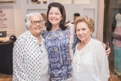 Elena Silveira Brandão, Valéria Quinderé e Agnete Quinderé