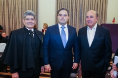 José Augusto Bezerra, Edson Queiroz Neto e Sílvio Frota