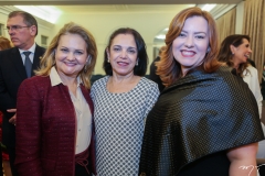 Lenise Rocha, Elusa Laprovitera e Aline Félix Barroso
