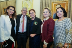 Márcia Travessoni, Paulo César Norões, Paula Frota, Lenise Rocha e Elusa Laprovitera