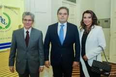 Pádua Lopes, Edson Queiroz Neto e Márcia Travessoni