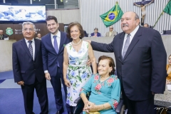 Armando Serpa, Paulo José, Inês e Alice Serpa e Fernando Hugo