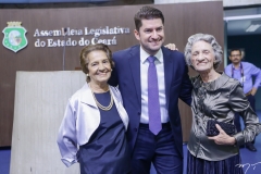 Cleudes, Paulo José e Elzia Benevides