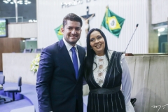 Paulo José e Valéria Colares