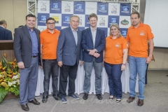 Elinton Bobrik, Tadeu Pinheiro, Bosco Pinheiro, Carlos Formigari, Zenia Pinheiro e Alexandre Pinheiro