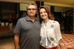 Afonso Ribeiro e Renata Luna