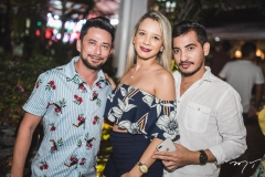 Luiz Eduardo, Bruna Ponte e Carlos Oliveira