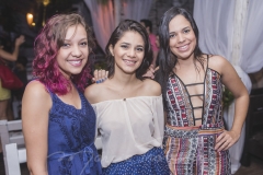 Luana Farias, Thayna Vieira e Marília França