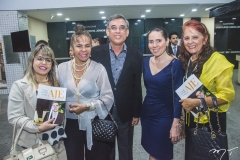 Camila Duarte, Selma Cabral, Cid Alves, Águeda Muniz e Fátima Duarte
