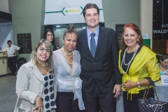 Camila Duarte, Selma Cabral, Fernando Laureano e Fátima Duarte