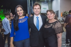 Marcela Rocha, Fernando Laureano e Maria José Torres