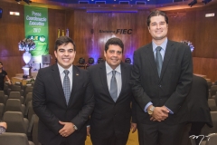 Thiago Pinho, Joaquim Caracas e Fernando Laureano