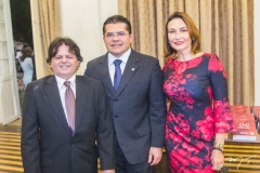 Valdetário Monteiro e Stênio Freitas e Patrícia Maia