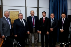 Carlos Prado, Marcos Soares, William Waack, André Siqueira, Sampaio Filho e Sérgio Lopes