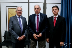 Carlos Prado, William Waack e André Siqueira
