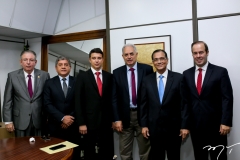 Ricardo Cavalcante, Sampaio Filho, André Siqueira, William Waack, Beto Studart e César Ribeiro