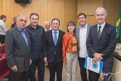 José Guimarães, Eliseu Barros, Manuel Linhares, Circe Jane, Luiz Gastão Bittencourt e Marcos Pompeu