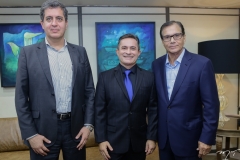 Carlos Evangelista, Benildo Aguiar e Beto Studart