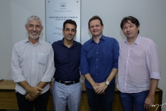 Lauro Martins, Aluísio Ramalho Filho, Germano Maia e Edgar Gadelha