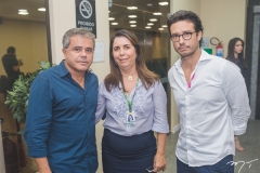 Ivan Bezerra, Ana Fernanda Marinho e Marcelo Quinderé