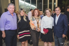 Ricardo Cavalcante, Paula Frota, Vânia Duman, Kelly Whitehurst e Beto Studart