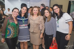 Veridiana Soares, Marlene Albuquerque, Verônica Perdigão, Beatriz Bezerra e Ana Karina Frota