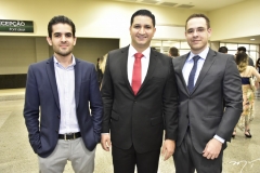 Pedro Brito, Atila Gomes e Diego Matos