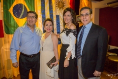 Juan Yugar, Regina Pinho, Janusa Brasil e Javier Yugar