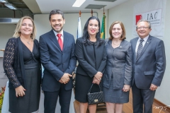 Ana Paula Araújo, Alcenir Félix, Christiane Leitão, Francilene Gomes e José Damasceno