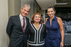 Cleber Machado, Maria Vital e Márcia Travessoni