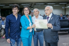 Paulo, Helena e Armando Sampaio e João Gonçalves de Lemos