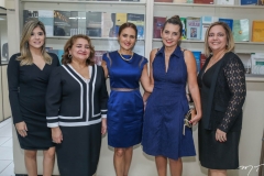Roberta Vasques, Maria Vital, Manoela Bacelar, Márcia Travessoni e Ana Paula Araújo