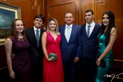 Jorja Pinheiro, Vitor, Lívia, Washington, Gustavo e Lais Araújo