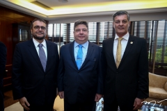 José Leite, Raujo Araújo e Cid Marconi