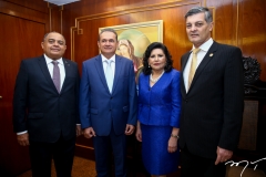 Teodoro Santos, Washington Araújo, Nailde Pinheiro e Cid Marconi