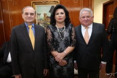 Abelardo Benevides, Nailde Pinheiro e Haroldo Máximo