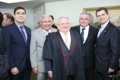 William Lavor, Idemar Citó, Haroldo Máximo, Rogério Aguiar e Mauro Benevides