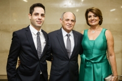 Diego, Neide e Gladyson Pontes