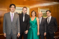 Gladyson Filho, Alan, Neide, Gladyson e Diego Pontes
