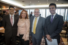 Guilherme Soares, Vanja Fontenele, Roberto Cláudio e Plácido Rios