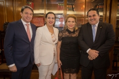 Paulo Vale, Cristiane Leitão, Iracema do Vale e Cabo Sabino