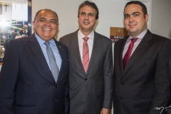 Teodoro Santos, Camilo Santana e Delano Cerqueira