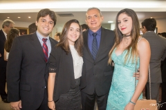 Vitor e Lívia Gentil, Washington Araújo e Laís Gentil