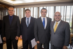Washington Araújo, Raul Araújo, Juvêncio Viana e Roberto Cláudio