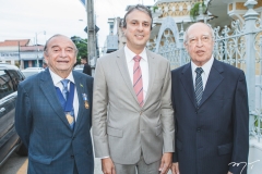 Ednilo Soárez, Camilo Santana e Lúcio Alcântara