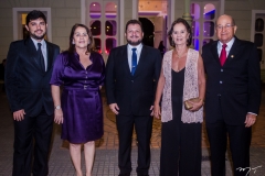 Luiz Eduardo, Diana Sobral, Rogério Masih, Deise e Ednardo de Assis