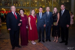 Meton e Yolanda Vasconcelos, Eveline e Carlos Murilo Santa Cruz, Valter Cavalcante, Renata e Henrique Vasconcelos