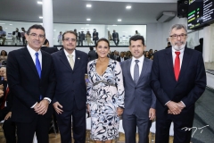 Alexandre Pereira, José Leite, Patrícia Macedo, Erick Vasconcelos e Eudoro Santana