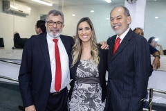 Eudoro Santana, Larissa Gaspar e Inácio Arruda