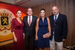 Manoela, Ricardo Bacelar, Márcia e Fernando Travessoni